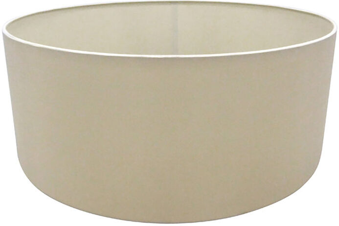 Ebern Designs Cotton Drum Lamp Shade Nude Beige 20cm H x 50cm W x 50cm D