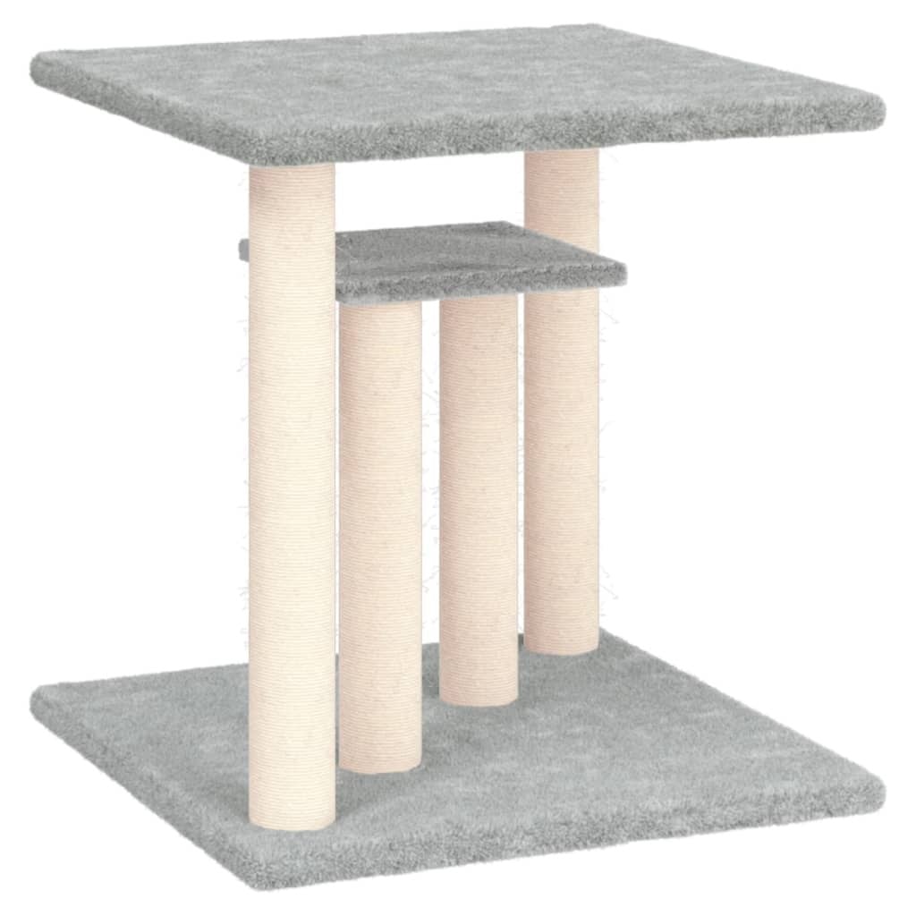 Syfax Krabpaal met platforms lichtgrijs 50 cm