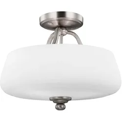 Elstead Lighting, Deckenleuchte, Vintner Deckenleuchte E27 3-fach Satiniertes Nickel (E27)