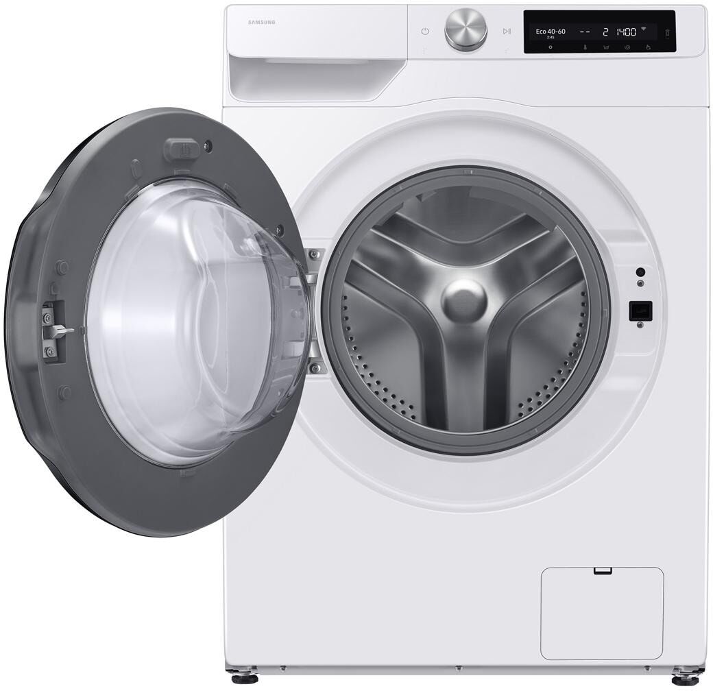 Samsung Waschtrockner "WD90HG6U94BEU5 Links", Wasch_Trocken_Zyklus: D, weiss (weiß), B:60cm H:85cm T:64,5cm, Waschtrockner, Tumbler zum Waschen und Trocknen, Waschtrockner weiß Einheitsgröße