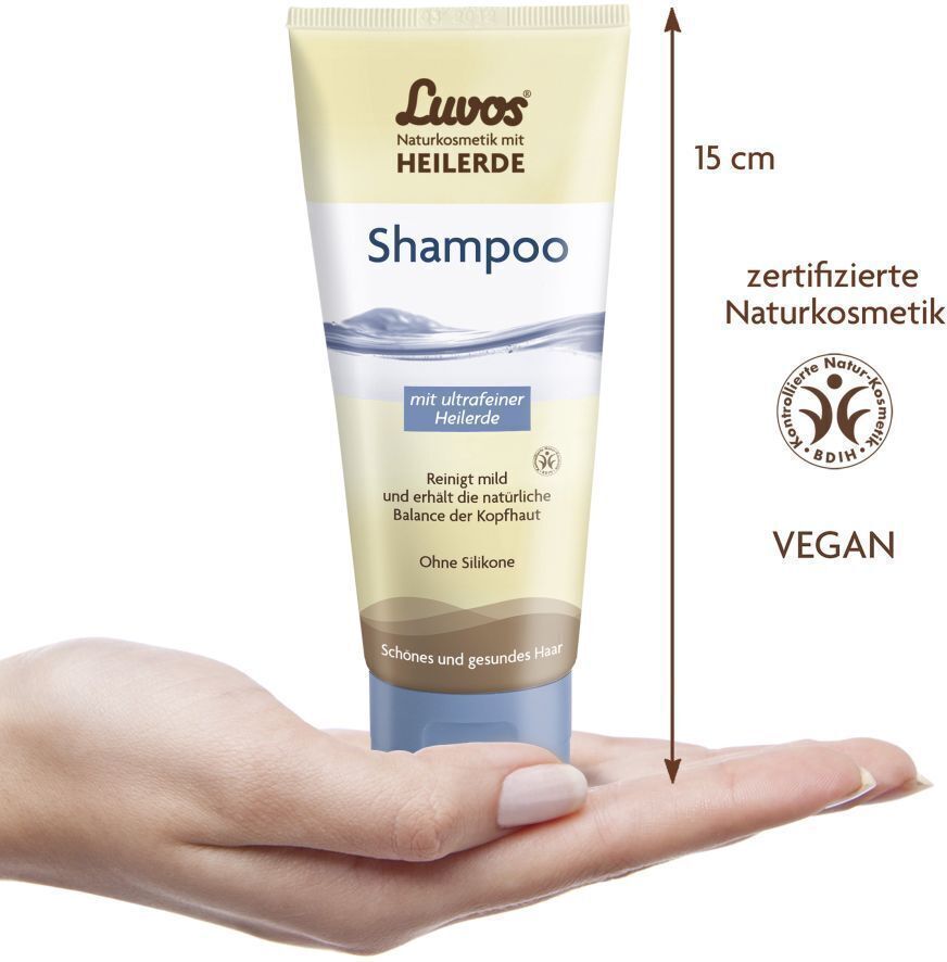 Luvos Naturkosmetik mit Heilerde Haarshampoo x3 3x200 ml Shampoo