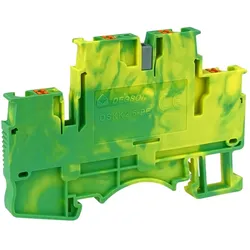 Reihenklemme 2.5mm2 4 Leiter Doppelstockklemme Etagenklemme PE DSKK2.5-PE-01P-1C-00