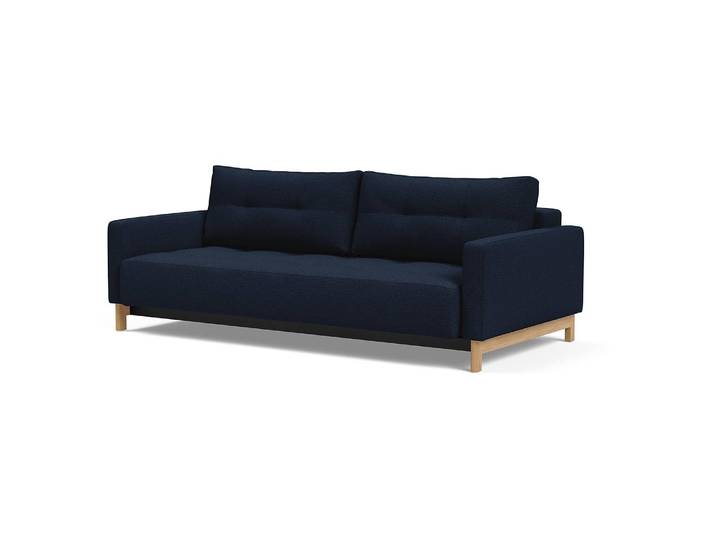 Schlafsofa Pyxis Blau Stoff Mixed Dance 232 x 85 x 114cm Modern