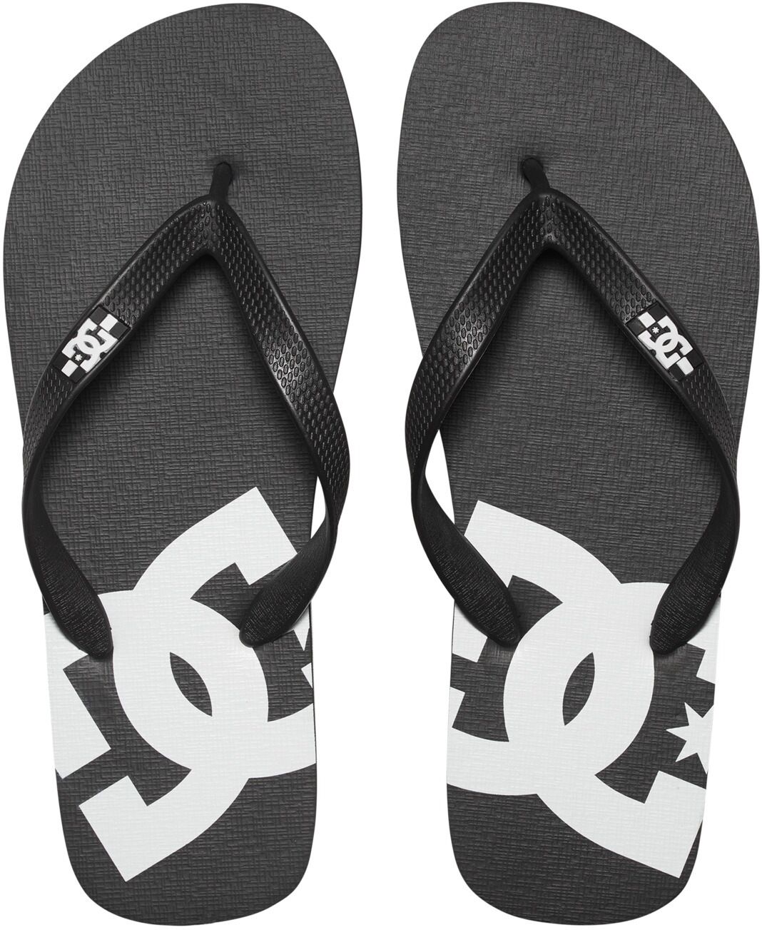 Sandale DC SHOES "Spray", Herren, Gr. 6(38), schwarz-weiß (schwarz, schwarz, weiß), Obermaterial: Synthetikmaterial / Außensohle: EVA., Schuhe Sandale