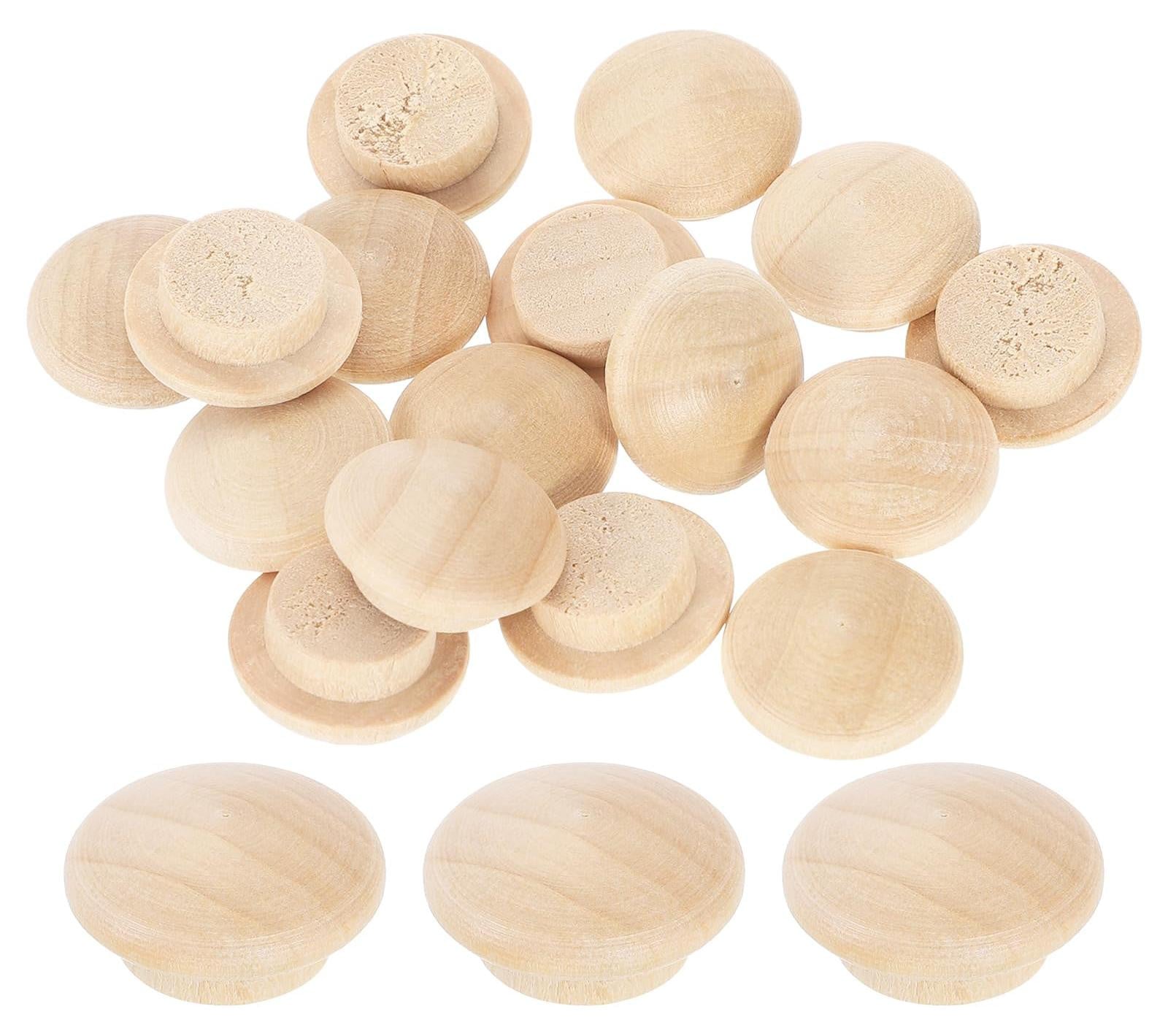 Solidchoice 36 stuks houten stoppen voor meubelverwerking, 12 mm diameter