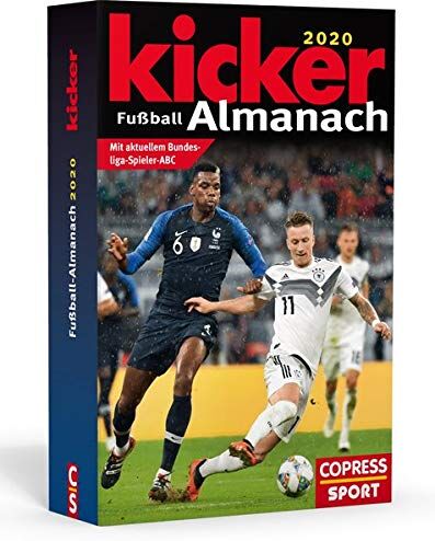 Kicker - Kicker Fußball-Almanach 2020: Mit aktuellem Bundesliga-Spieler-ABC - Preis vom 30.09.2026 09:01:18 h