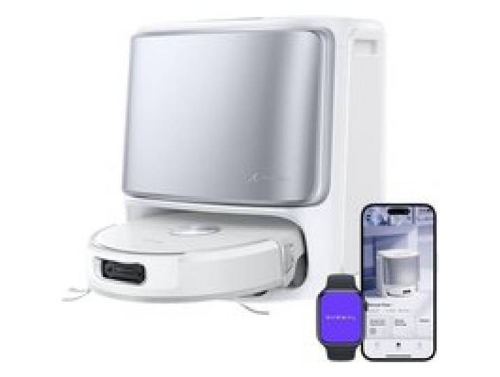 NARWAL FLOW - Aspirateur Robot Laveur avec Station - 22 000 Pa - DualFlow Anti-Enchevêtrement Poil Animaux - Systeme Lavage FlowWash