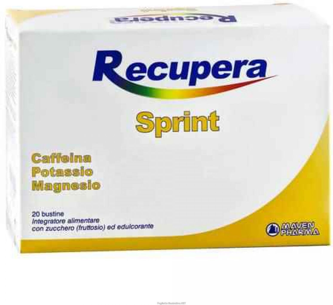 MAVEN PHARMA Srl MAVEN PHARMA Recupera Sprint 20 Bustine - Integratore per Stanchezza ed Affaticamento