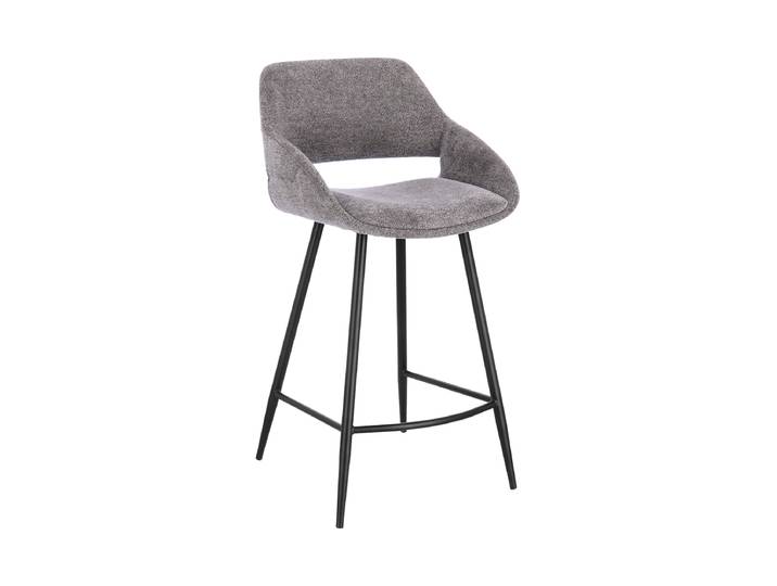 Design Barstuhl „Florence“ Grau Bizzotto