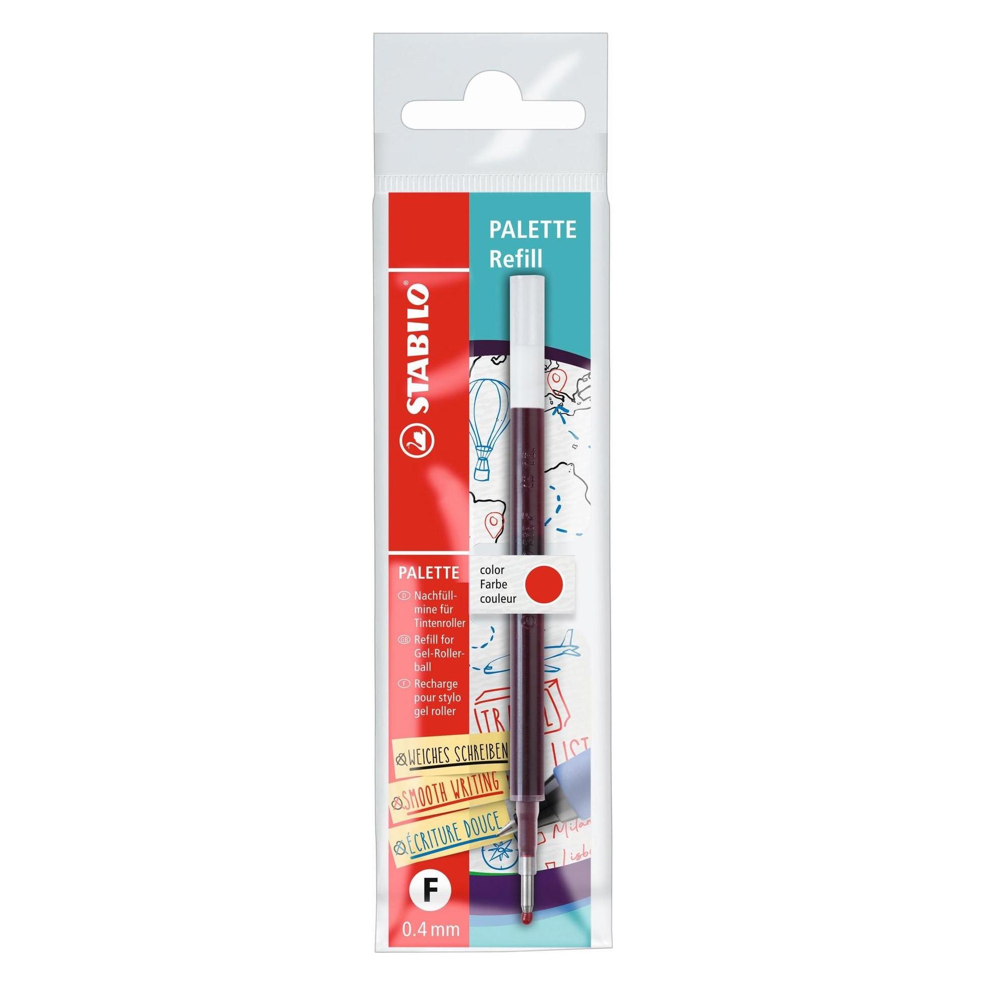 Stabilo Palette Refill Nachfüllpatrone (Rot, 0.40 mm, 10 Stk.) (1063313)