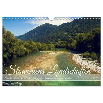 Slowenische Landschaften (Wandkalender 2027 DIN A4 quer), CALVENDO Monatskalender