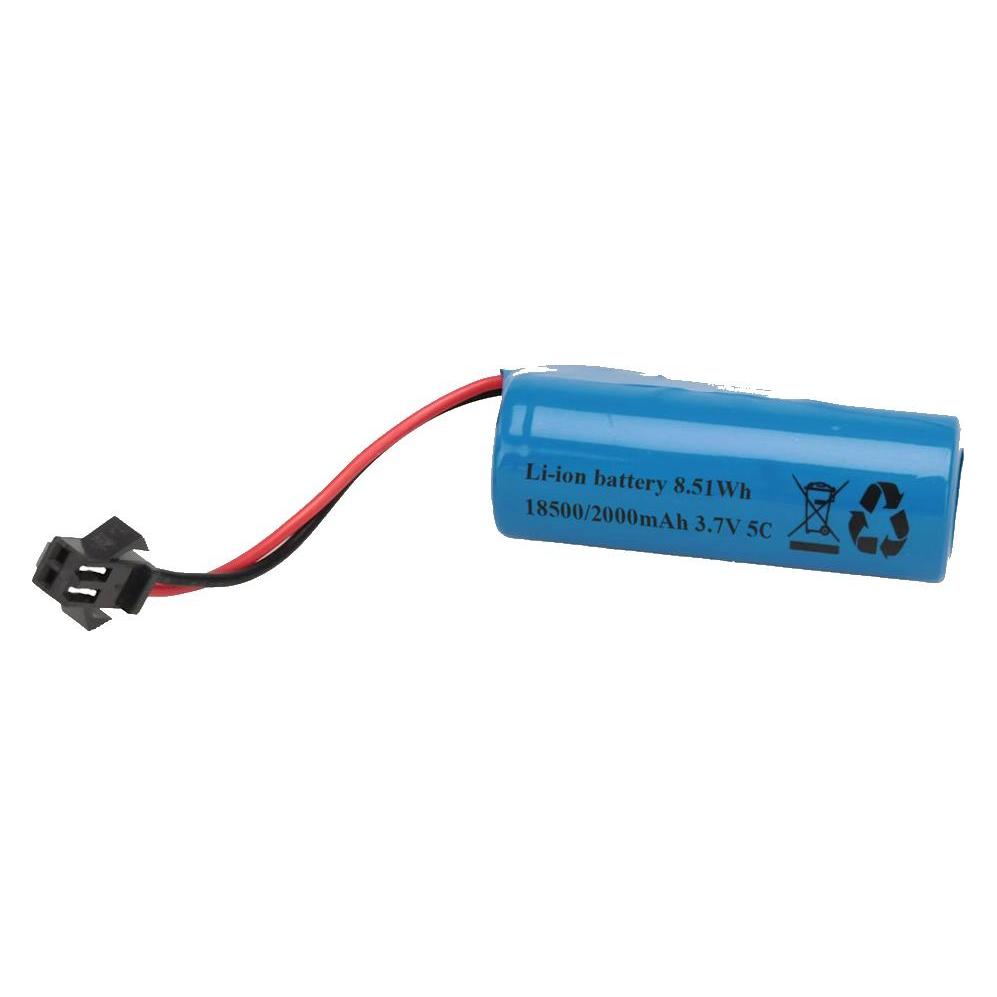 LKD 18500 3.7V 2000mAh 5C Akku mit JST-SMP Anschluss für RC Spielzeug (2000 mAh, 3.70 V) (71210887)