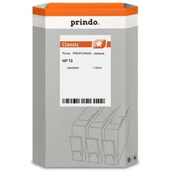 Prindo, Druckerpatrone, kompatibel mit HP 72 SchwarzMatt