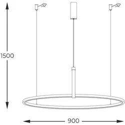 Zuma Line 003064-026644 LED Pendelleuchte CLAUD integrierte LED-Quelle