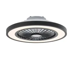 KHG LED-Deckenleuchte   , schwarz , Maße (cm): H: 15,9  Ø: 54
