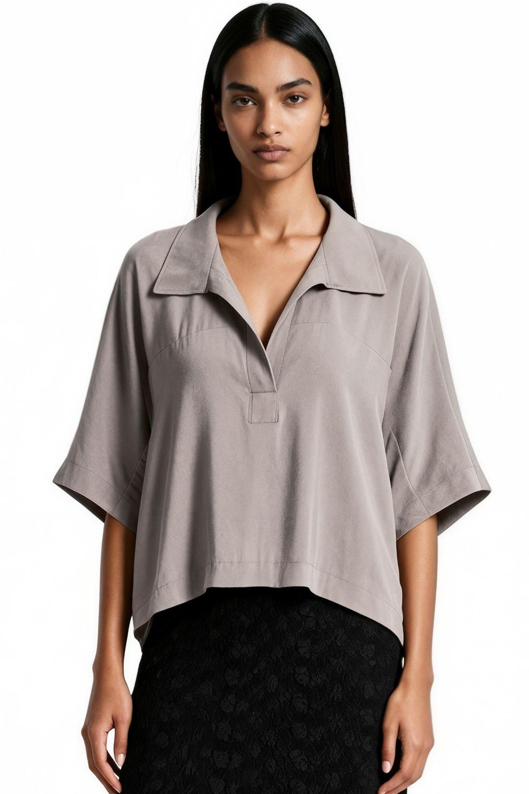 Modal-Mix-Bluse