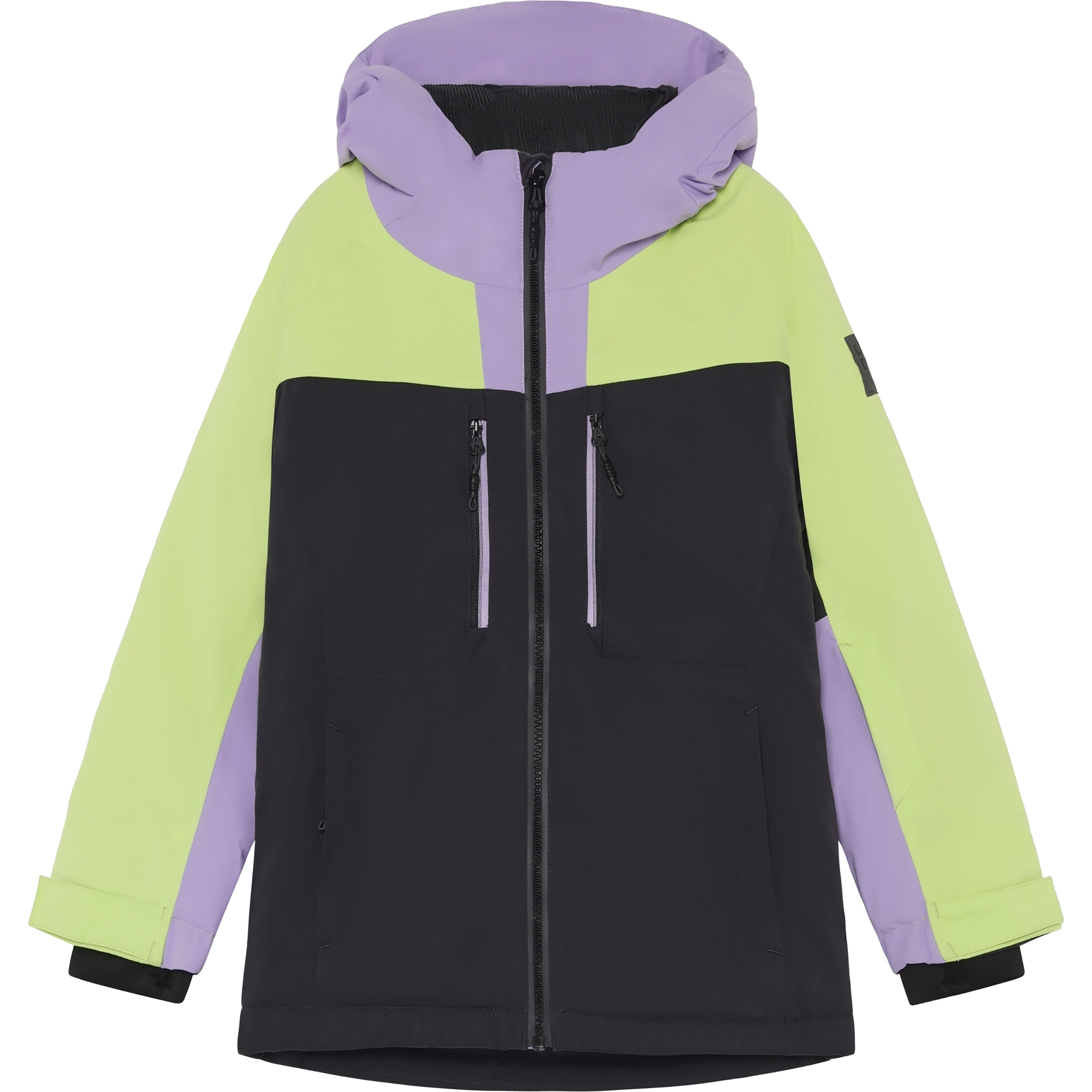 Color Kids Colorblock Ski Kinder Isolationsjacke mehrfarbig Größe 110 Skifahren Wasserdicht Wasserabweisend