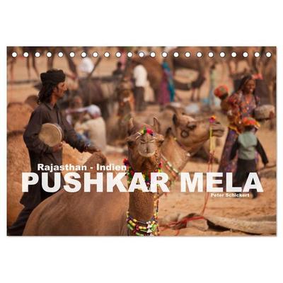 Rajasthan, Indien - Pushkar Mela (Tischkalender 2027 DIN A5 quer), CALVENDO Monatskalender