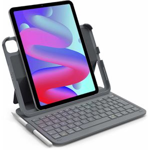 Inateck Tablet-Hülle BK2007, grau, für Apple iPad A16, iPad Air 11 M2 und M3 mit Tastatur