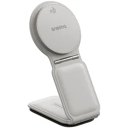 Baseus PrimeTrip C02 Magnetische Autohalterung mit kabellosem Laden weiss, Smartphone Halterung, Weiss