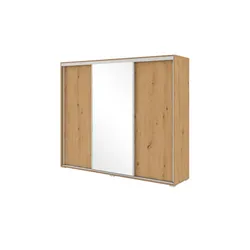 Schwebetürenschrank   ¦ holzfarben ¦ Maße (cm): B: 250 H: 215 T: 62.0