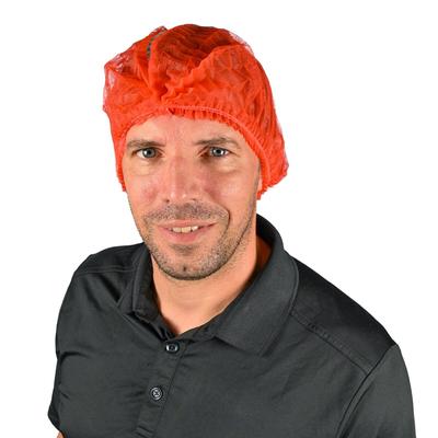 MCD Medical Care Dental GmbH 1000 Klipphauben - detektierbar - rot - ca. 52cm - Vliesstoff mit Metallfaden