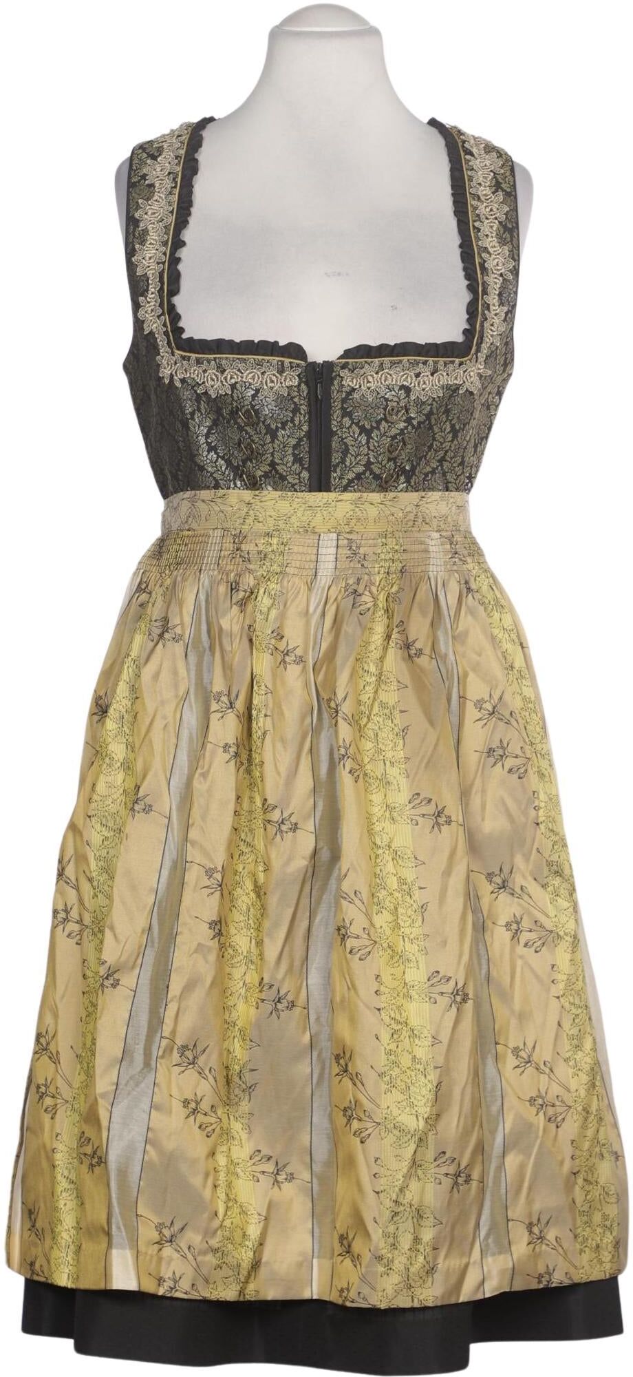 Krüger Damen Kleid, Mehrfarbig, Gr. EU 42, Elasthan / Synthetik / Seide / Baumwolle - Second Hand