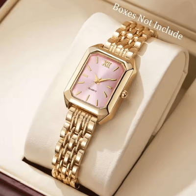 Inspire Essentials Rectangle Womens Quartz Watch Elegant Luxury Analog Style d