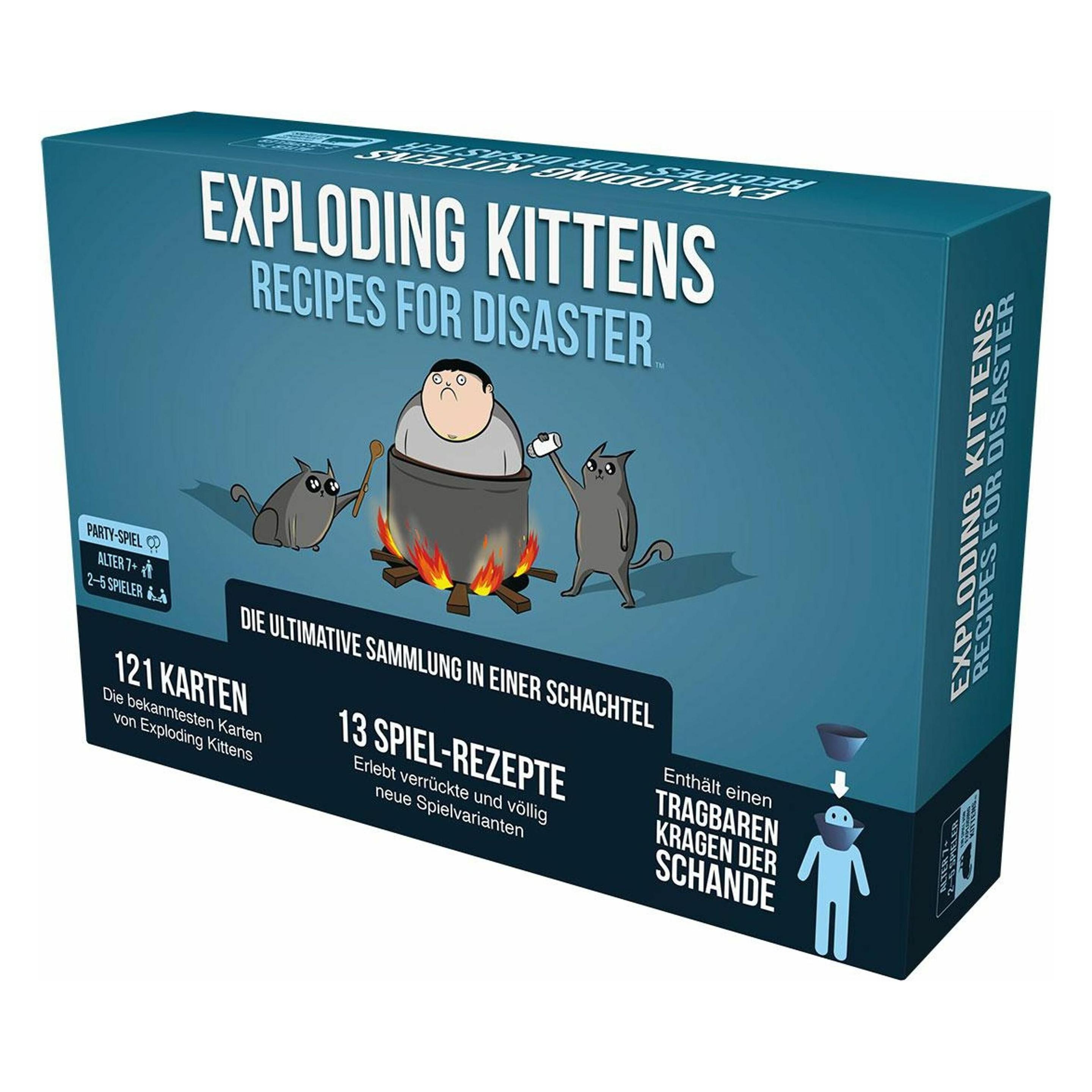 Asmodée Exploding Kittens: Recipes for Disaster (Deutsch, 2 - 5 Spieler) (EXKD0022)