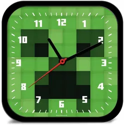 Kids Licensing, Wanduhr, Minecraft wall clock (25.50 cm)