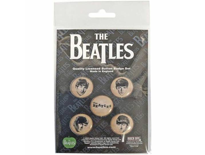 The Beatles She Loves You Vintage Button Badge Pack One Size