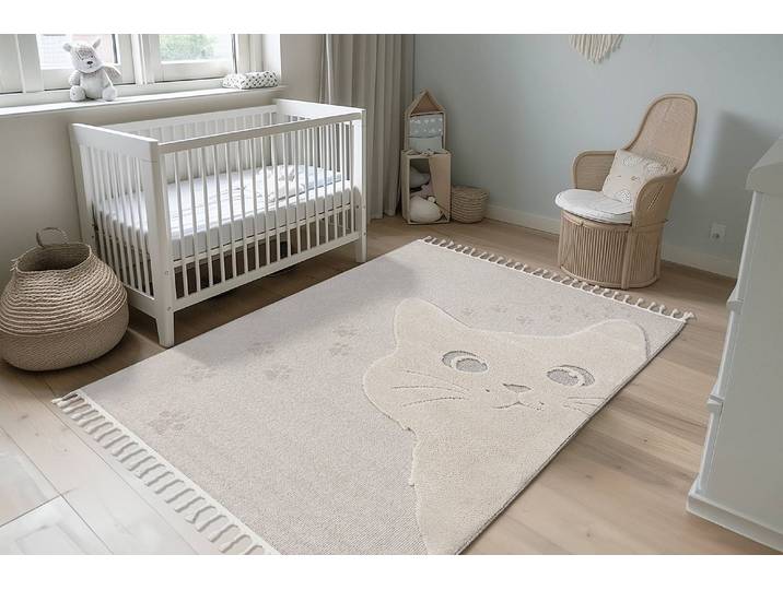 Tapis enfant My Fano Rahe 120 x 170cm Beige