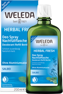 WELEDA AG WELEDA Herbal Fresh Deo Spray Salbei Nachfüllfla. 200 ml 17916631