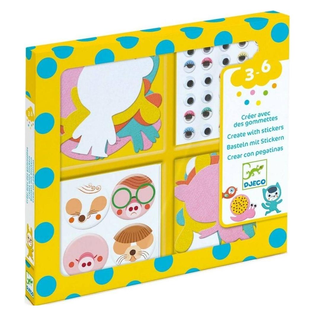 Djeco Stickerbilder Tiere (5409050)