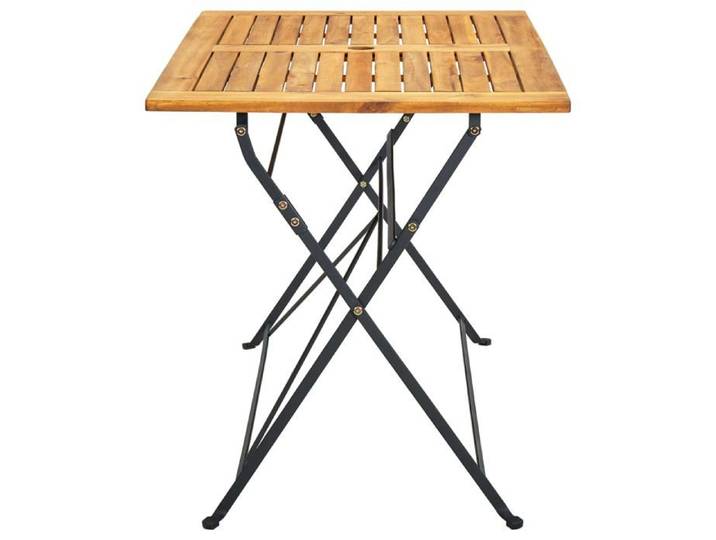 Table de jardin VIDAXL Table pliante 120x70x74 cm Bois d'acacia massif TT198