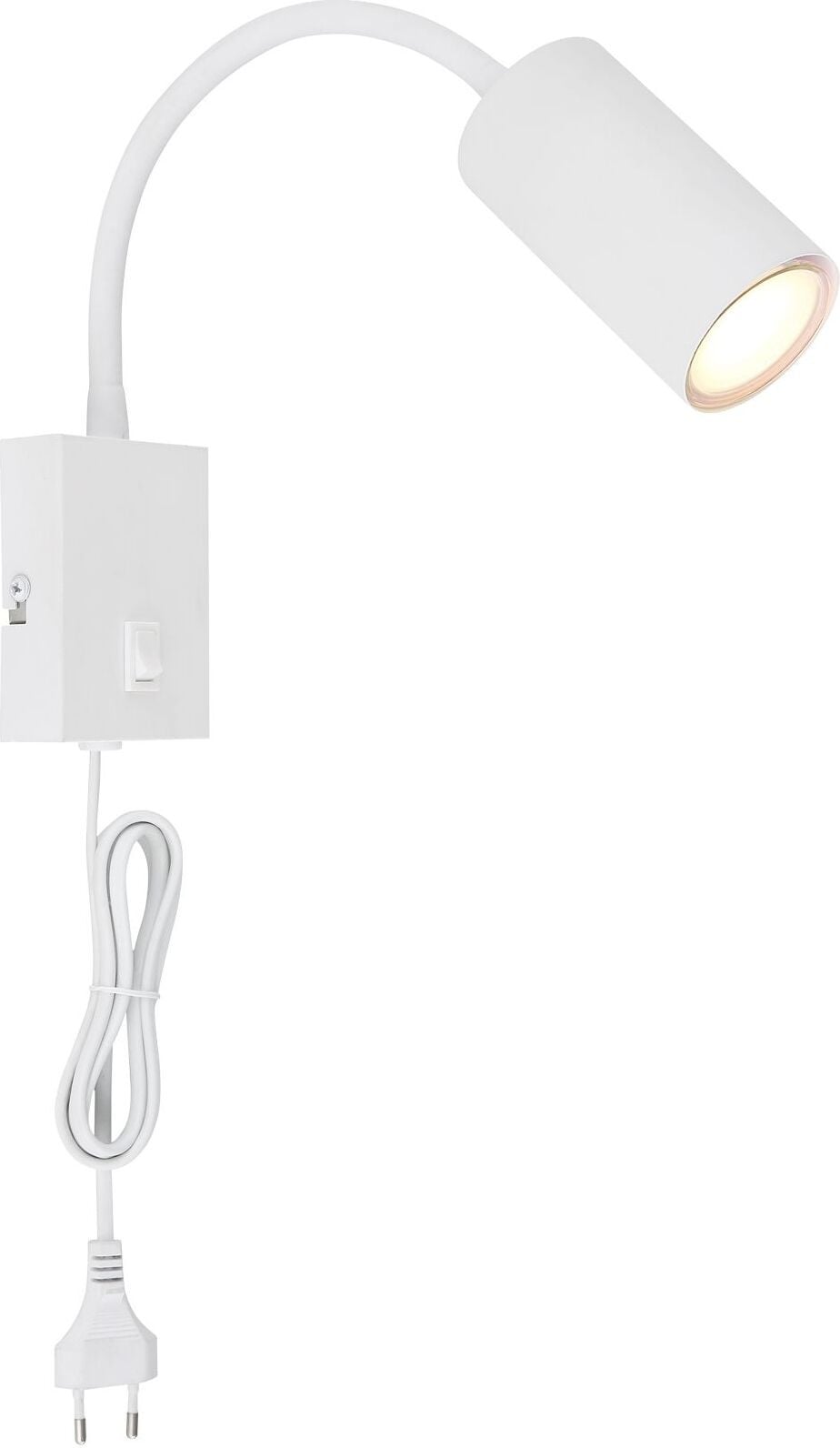 Globo Wandlamp Robby wit B/D/H: 7 x 44 x 32 cm