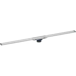 Geberit CleanLine Duschrinne 154453KS1 30 - 160 cm x 4,3 cm, Metall poliert/Metall gebürstet, bodeneben