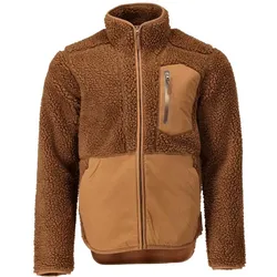 MASCOT Herren Faserpelz Jacke mit Reißverschluss CUSTOMIZED Nussbraun 3XL - 22303-682-54-3XL - Nussbraun