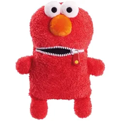 Schmidt Spiele - Sorgenfresser - Sesamstraße Elmo Plüschfigur 20 cm – Weiches Kuscheltier zum Liebhaben