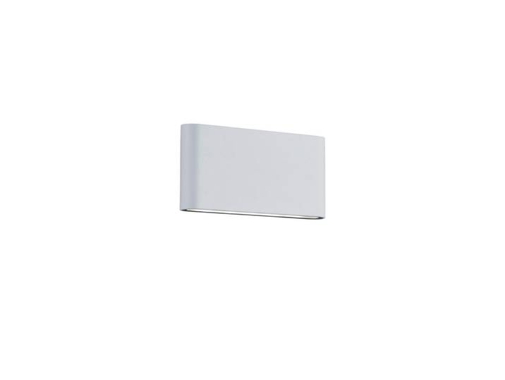 Trio Leuchten Aussenwandleuchte, Weiss, Metall, 17.5x9x3 cm, Lampen & Leuchten, Aussenbeleuchtung, Aussenleuchten