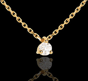 Edenly Diamant Collier SolitÃ¤r in Gelbgold