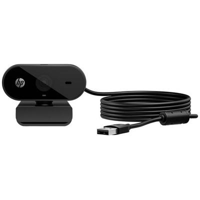 HP 320 Full HD-Webcam 1920 x 1080 Pixel Mikrofon, Klemm-Halterung