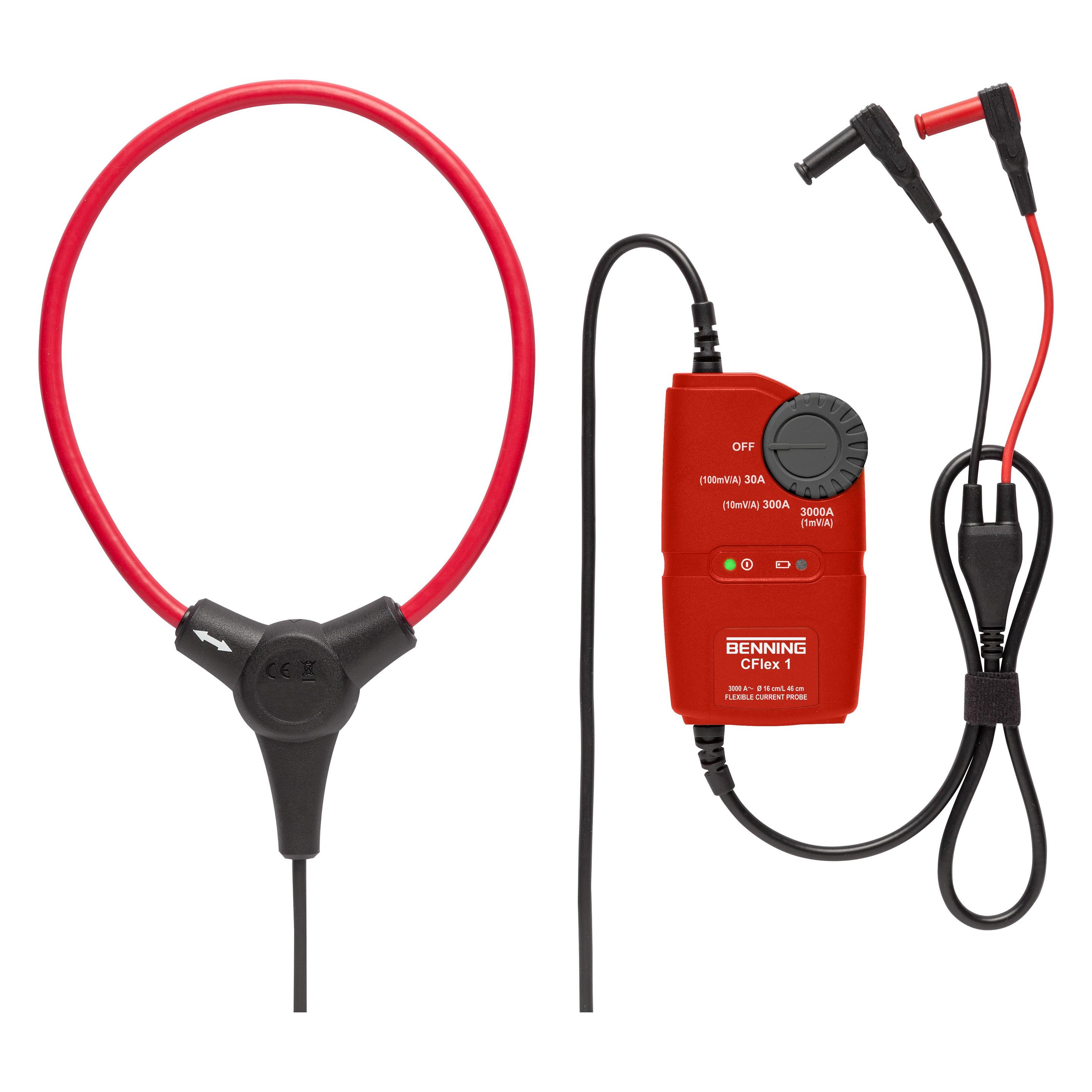 Benning CFlex 1 Kalibriert nach: Werks (CAT III 600V, Zangenstrommesser) (44068)