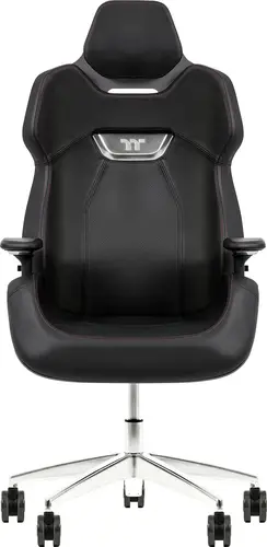 Thermaltake Argent E700 Real Leather Gaming Chair with houndstooth fabric Gaming-Stuhl Grau, Schwarz