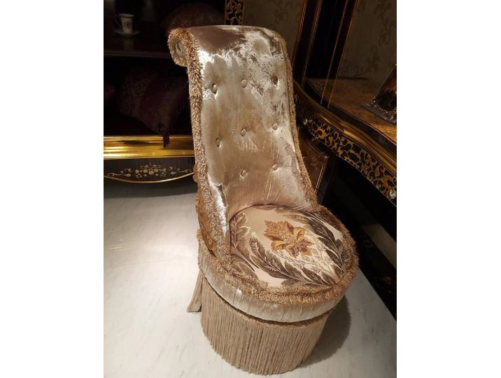 Xlmoebel Stuhl Esszimmerstuhl im antiken Barockstil aus hochwertigem Holz, Hergestellt in Europa