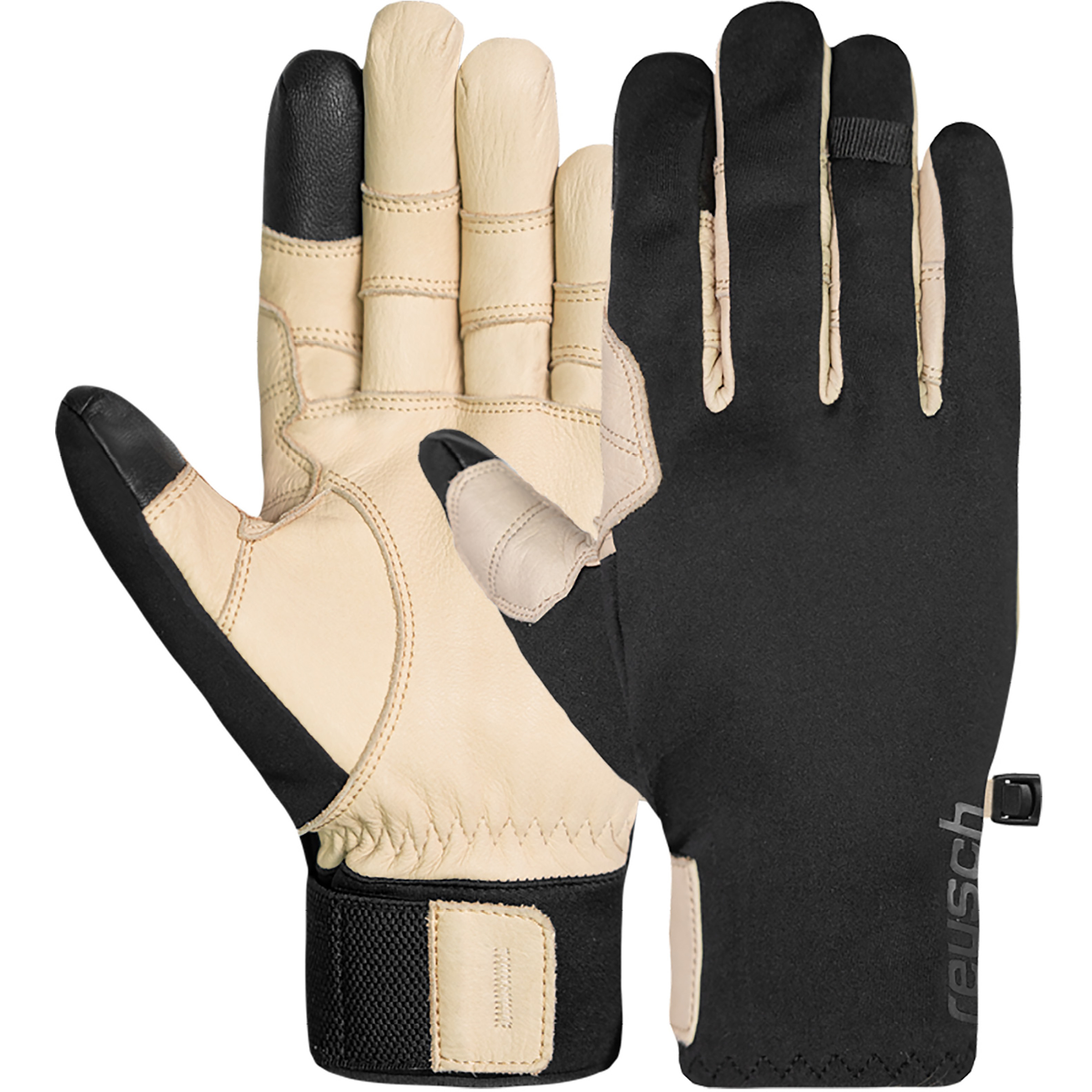 Reusch Track-x Touch-Tec Skihandschuhe beige Größe 9.5 Bergsteigen | Skitour Schnell trocknend