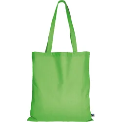 TEXXILLA Tasche aus Fairtrade-zertifizierter Baumwolle mit zwei langen Henkeln, hellgrün
