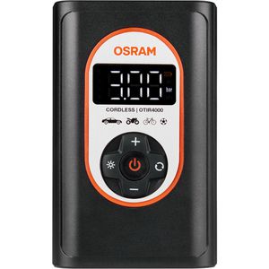 OSRAM Luftpumpe TYREinflate 4000, elektrisch, 12V / 4Ah, für alle Ventile, 8,3 bar / 120 psi