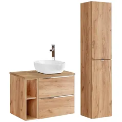 BADMÖBEL 80.4cm April 2er-Set Holz
