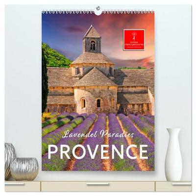 Provence Lavendel Paradies (hochwertiger Premium Wandkalender 2026 DIN A2 hoch), Kunstdruck in Hochglanz